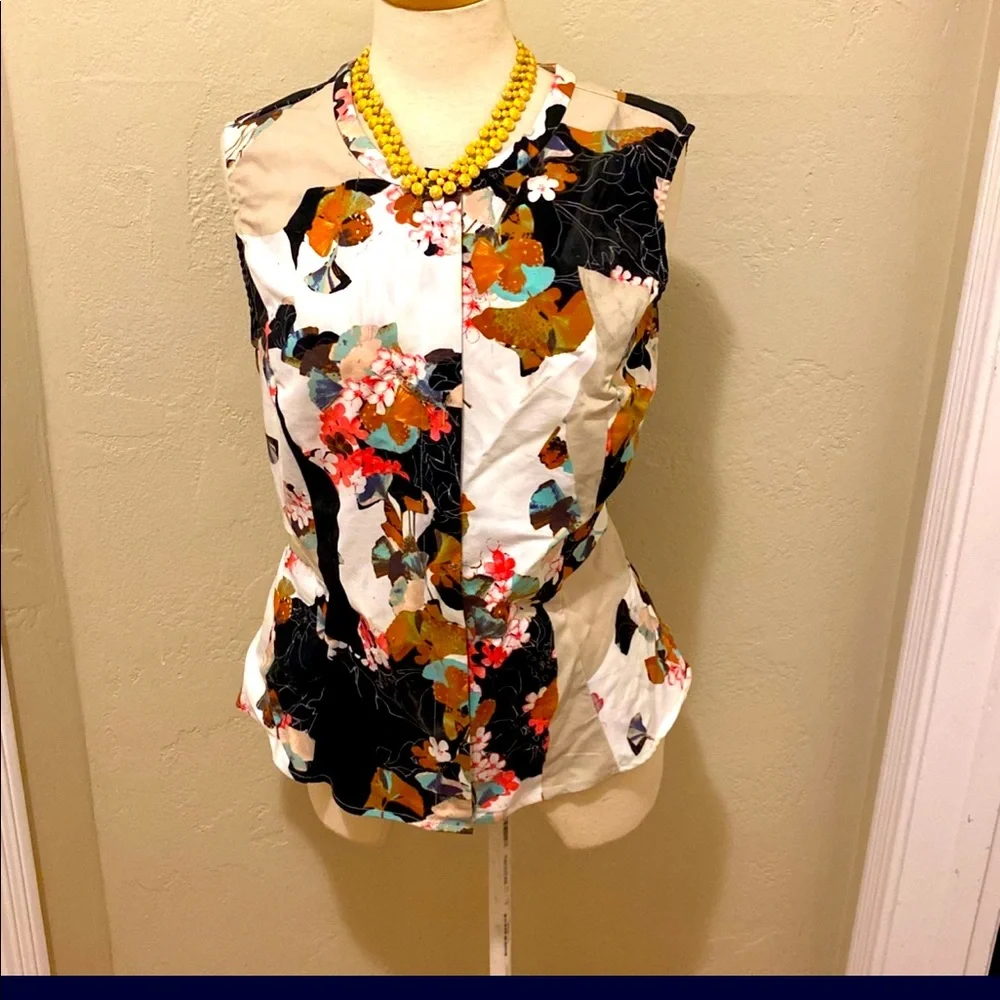 Color blocking top - Picture 1 of 3